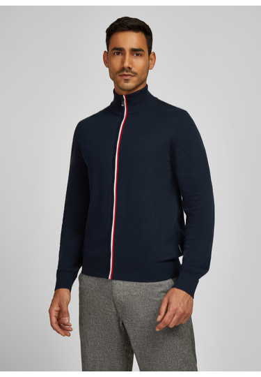 Sportive Zip-Jacke, midnight blue