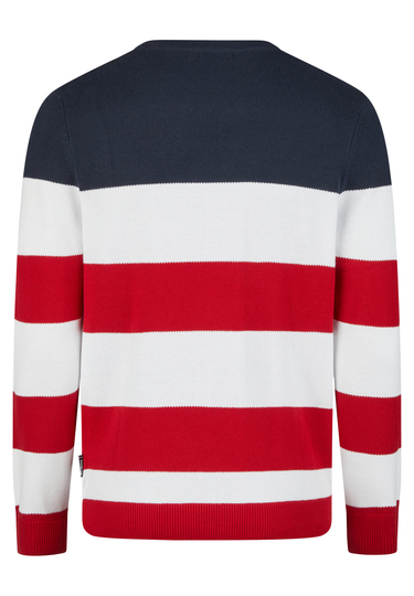 Colour Blocking Pullover, chili