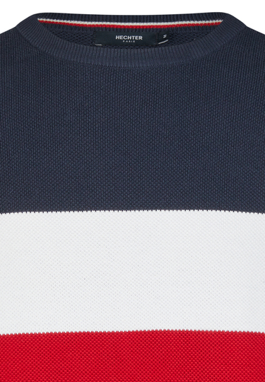 Colour Blocking Pullover, chili