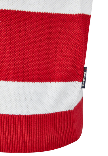 Colour Blocking Pullover, chili