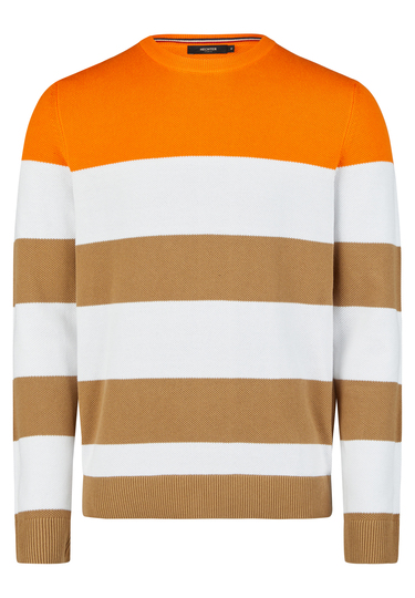 Colour Blocking Pullover, camel Frontansicht