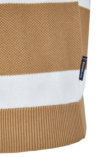 Colour Blocking Pullover, camel