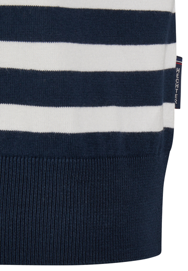 KNIT POLOSHIRT, Midnight blue Detailansicht 1