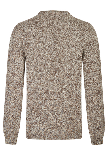 Legerer Pullover, camel Rückansicht