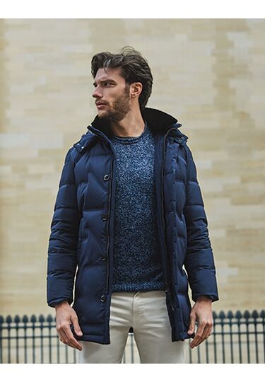 Legerer Pullover, dark blue Detailansicht 1