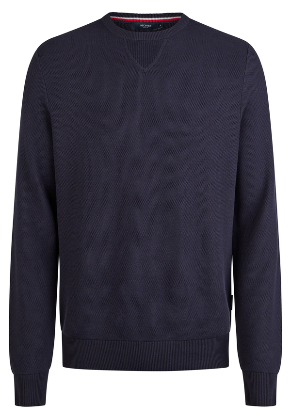 Basic Strickpullover mit Rundhalsausschnitt