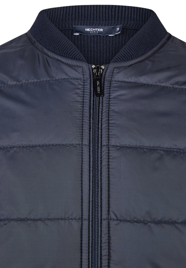 Strick Hybrid Jacke, midnight blue Detailansicht 1