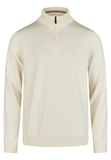 Strick-Troyer, ivory Frontansicht