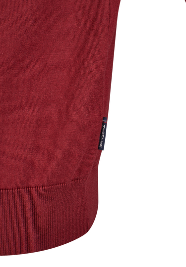 Strick-Troyer, merlot Detailansicht 2