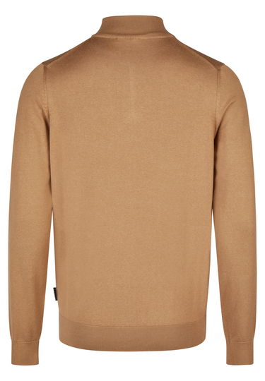 Knit Troyer, camel Rückansicht