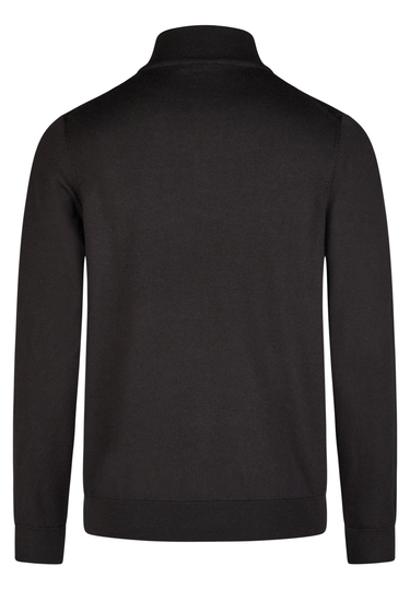 Knit Troyer, black Rückansicht