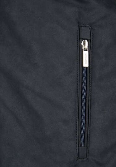 KNIT ZIP JACKET, midnight blue Detailansicht 2