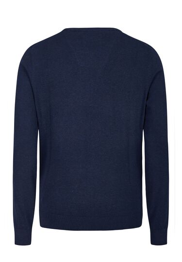 Modischer Pullover, midnight blue Frontansicht