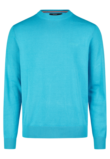 HECHTER PARIS Pullover, turquoise Frontansicht