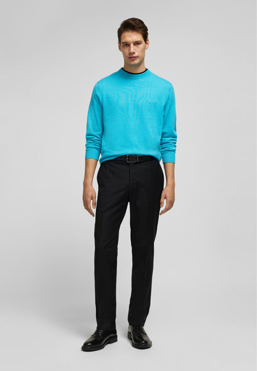HECHTER PARIS Pullover, turquoise Detailansicht 2