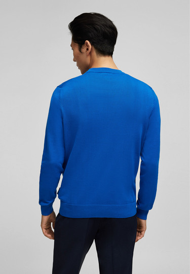 HECHTER PARIS Pullover, cornflower Rückansicht
