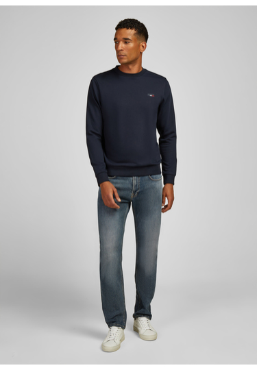 Basic-Crewneck-Sweatshirt, Midnight blue