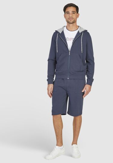 Kapuzen Sweater, midnight blue Detailansicht 1