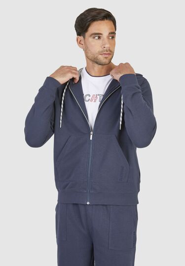 Kapuzen Sweater, midnight blue