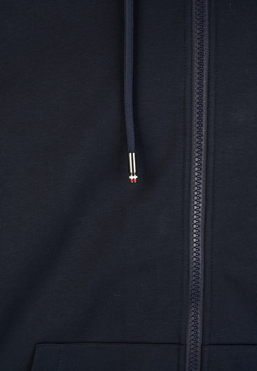 SWEAT ZIP JACKET, Midnight blue Detailansicht 1