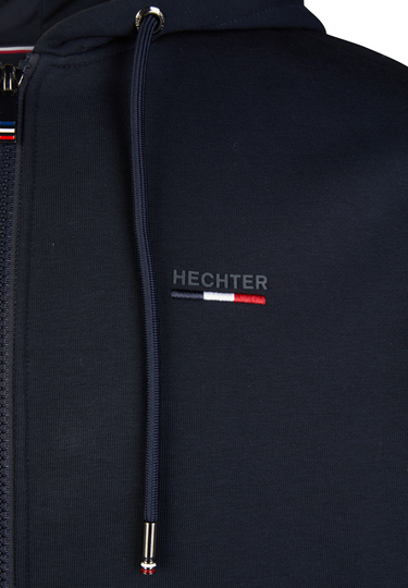 SWEAT ZIP JACKET, Midnight blue