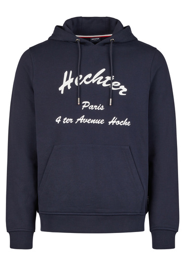 Hoodie Sweatshirt, midnight blue Frontansicht