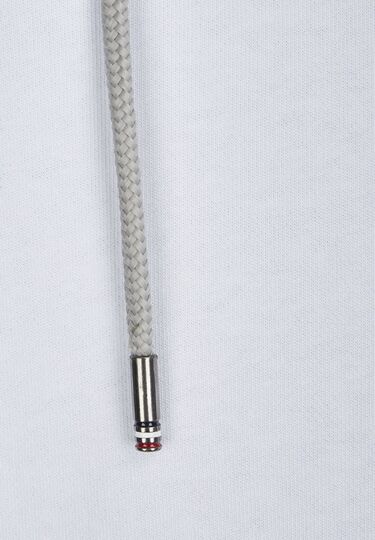 Kapuzen Sweater, white