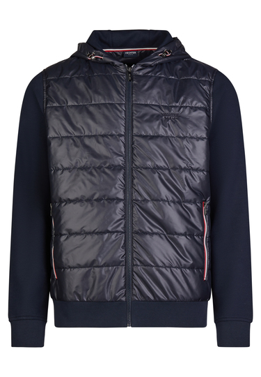 SWEAT JACKET, midnight blue Frontansicht