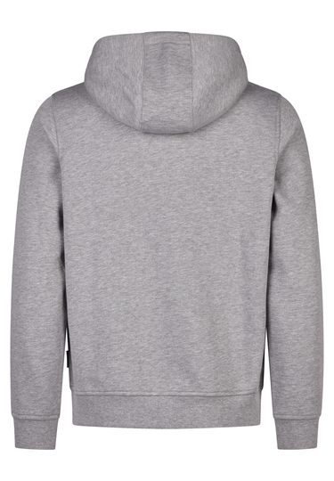 Hoodie Sweatjacke, gunmetal Rückansicht
