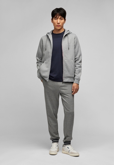 Hoodie Sweatjacke, gunmetal