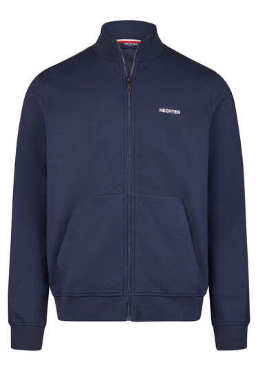 Sweatjacke, midnight blue Frontansicht
