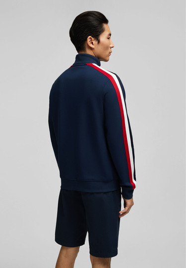 Sweatjacke, midnight blue Rückansicht