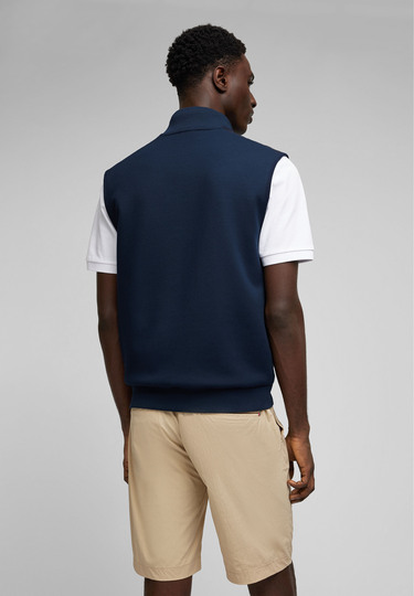 SWEAT VEST, Midnight blue