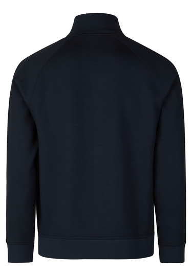 SWEAT ZIP JACKET, Midnight blue Rückansicht