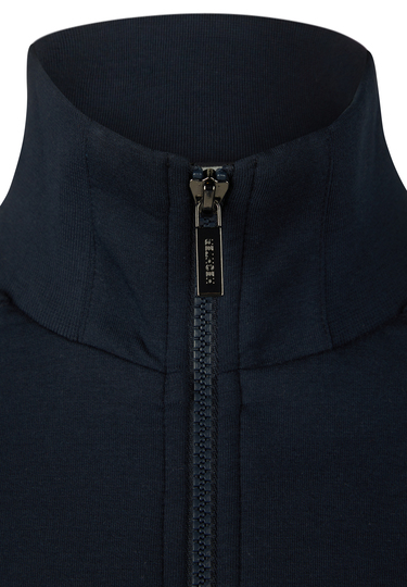 SWEAT ZIP JACKET, Midnight blue 
