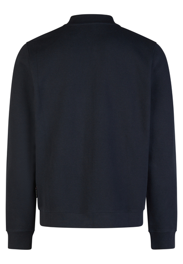 SWEAT JACKET, Midnight blue Rückansicht