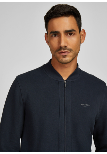 SWEAT JACKET, Midnight blue