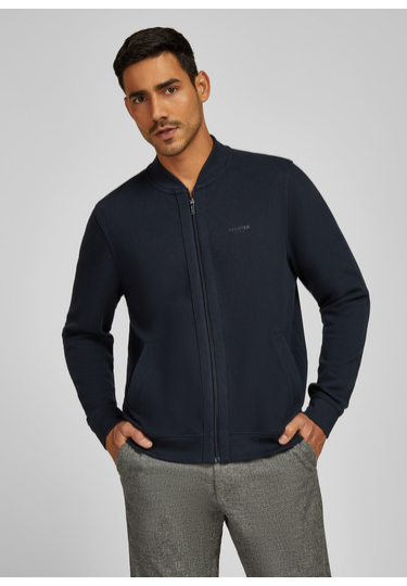SWEAT JACKET, Midnight blue