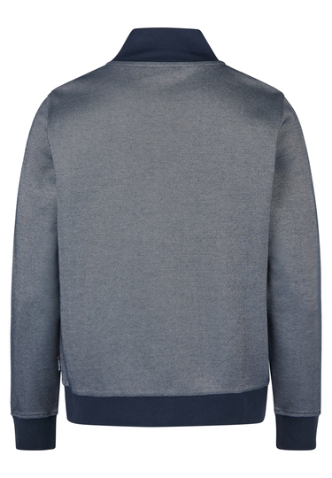 SWEAT ZIP JACKET, Midnight blue Rückansicht