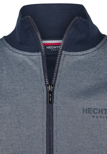 SWEAT ZIP JACKET, Midnight blue Detailansicht 1