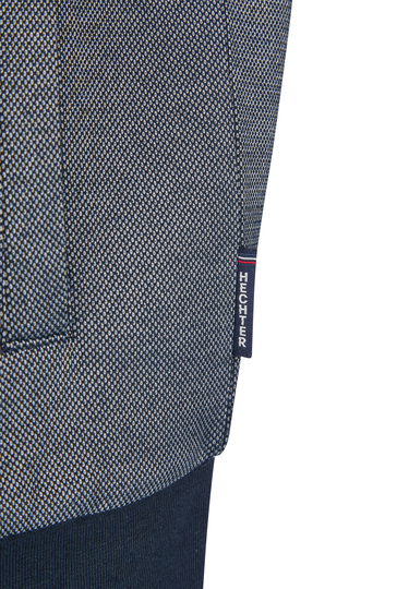 SWEAT ZIP JACKET, Midnight blue