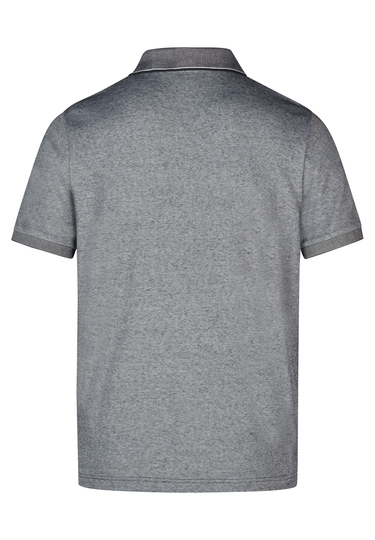 Piquee-Poloshirt, midnight blue Rückansicht