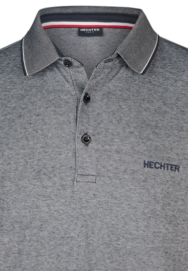 Piquee-Poloshirt, midnight blue Detailansicht 1