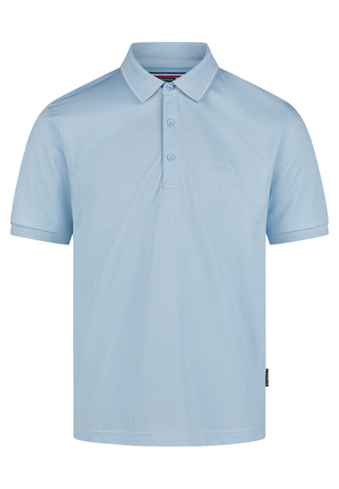 POLO PIQUE EASY GO, Light blue Frontansicht