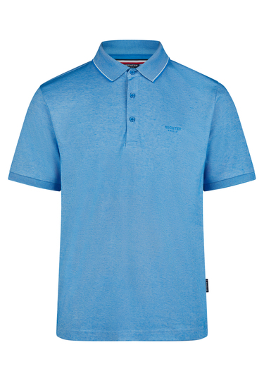 Polo-Shirt, Cornflower Frontansicht