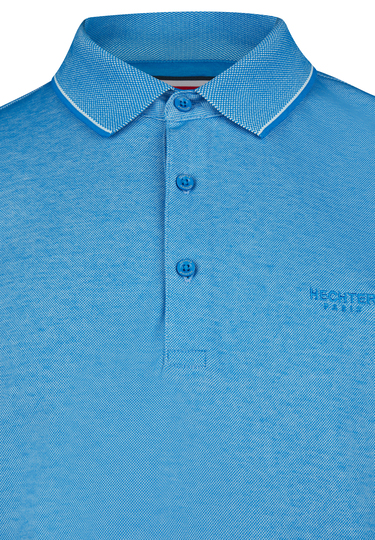 Polo-Shirt, Cornflower Detailansicht 2