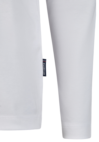POLO LONGSLEEVE, White Detailansicht 1