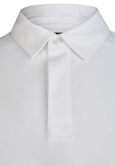 POLO LONGSLEEVE, White Detailansicht 2