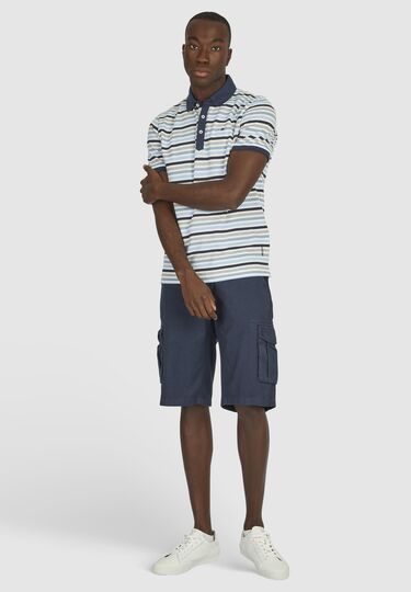 Modernes Poloshirt, midnight blue Detailansicht 1