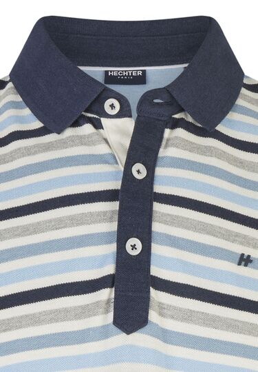 Modernes Poloshirt, midnight blue Detailansicht 2